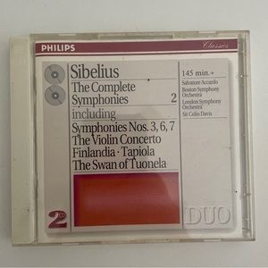 Sibelius: The Complete Symphonies Vol 2, nos 3, 6 & 7/Violin Concerto -  CD BWVG